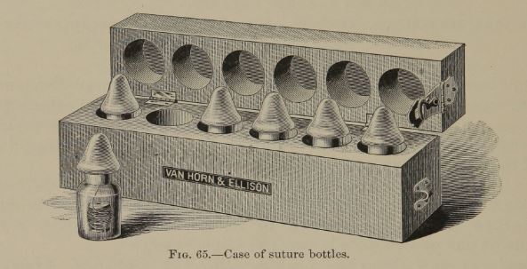 surgical suture bottles