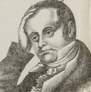 Pensive man thinking
Plate IV of "A New System of Phrenology" by Stanley Grimes. 1839