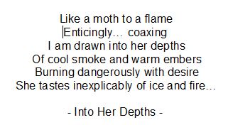 Into Her Depths, poem by Mystqx
