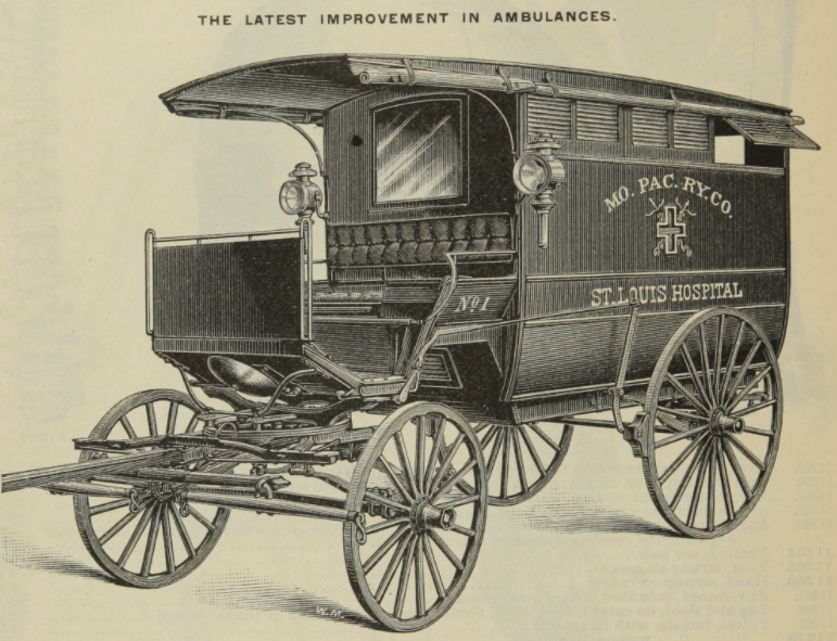 19th century horse-drawn ambulance