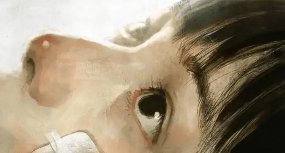 Cancer patient by artist Shiro Kuroi